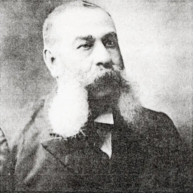 Hand-tinted archive portrait of W.M. Cochrane